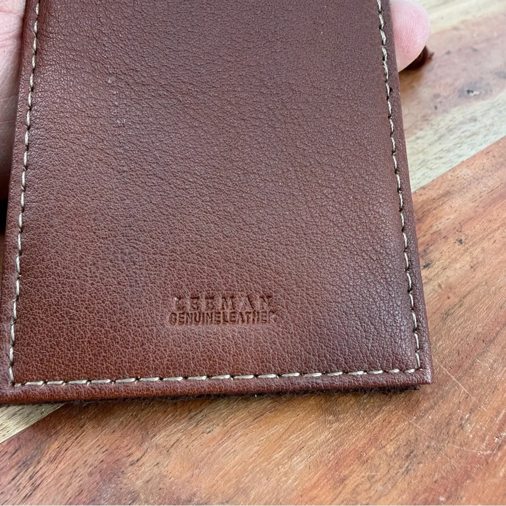 Leeman designs Luggage‎ Tags hendrick’s gin brown leather